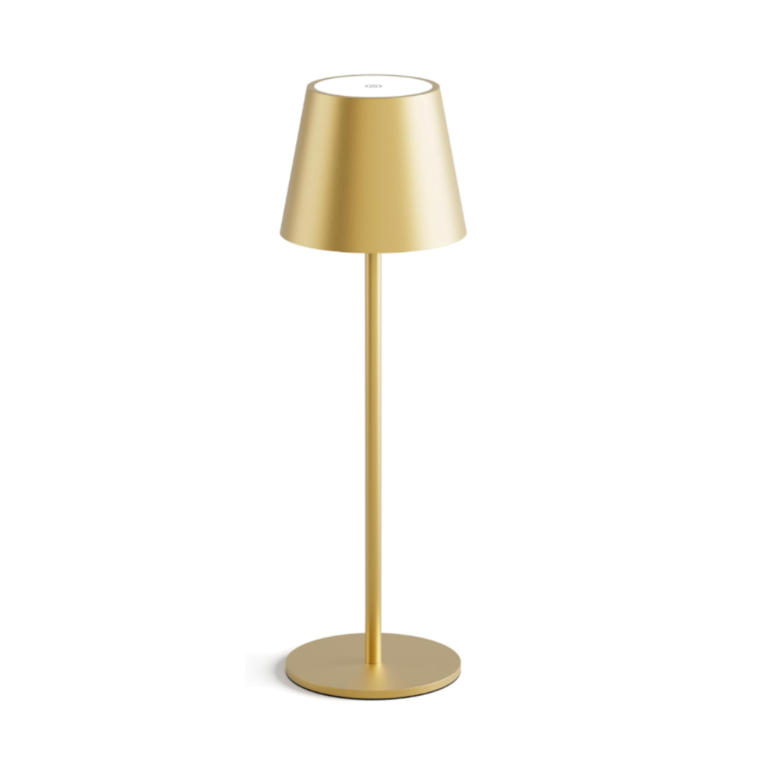 Gold Rechargeable Table Lamp