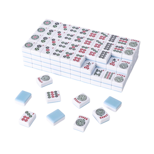 Blue American Mahjong Tiles