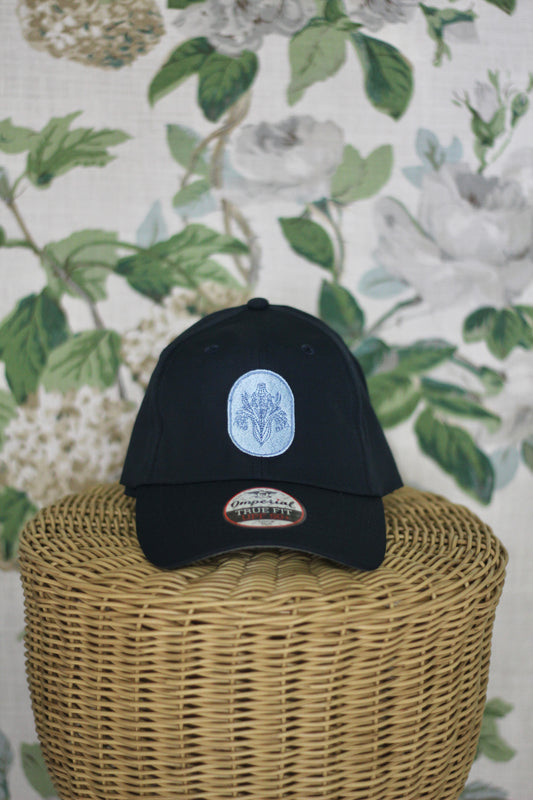 Navy Blue with Light Blue Logo Fête & Vignette Hat