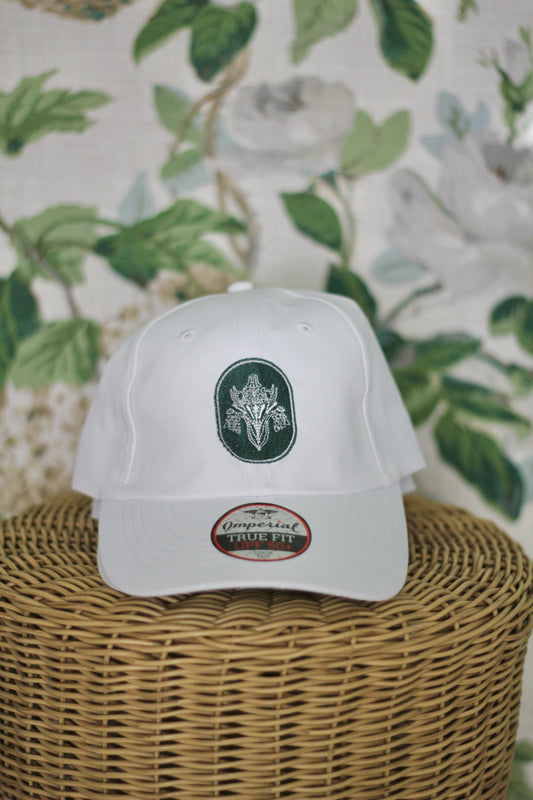 White with Green Logo Fête & Vignette Hat