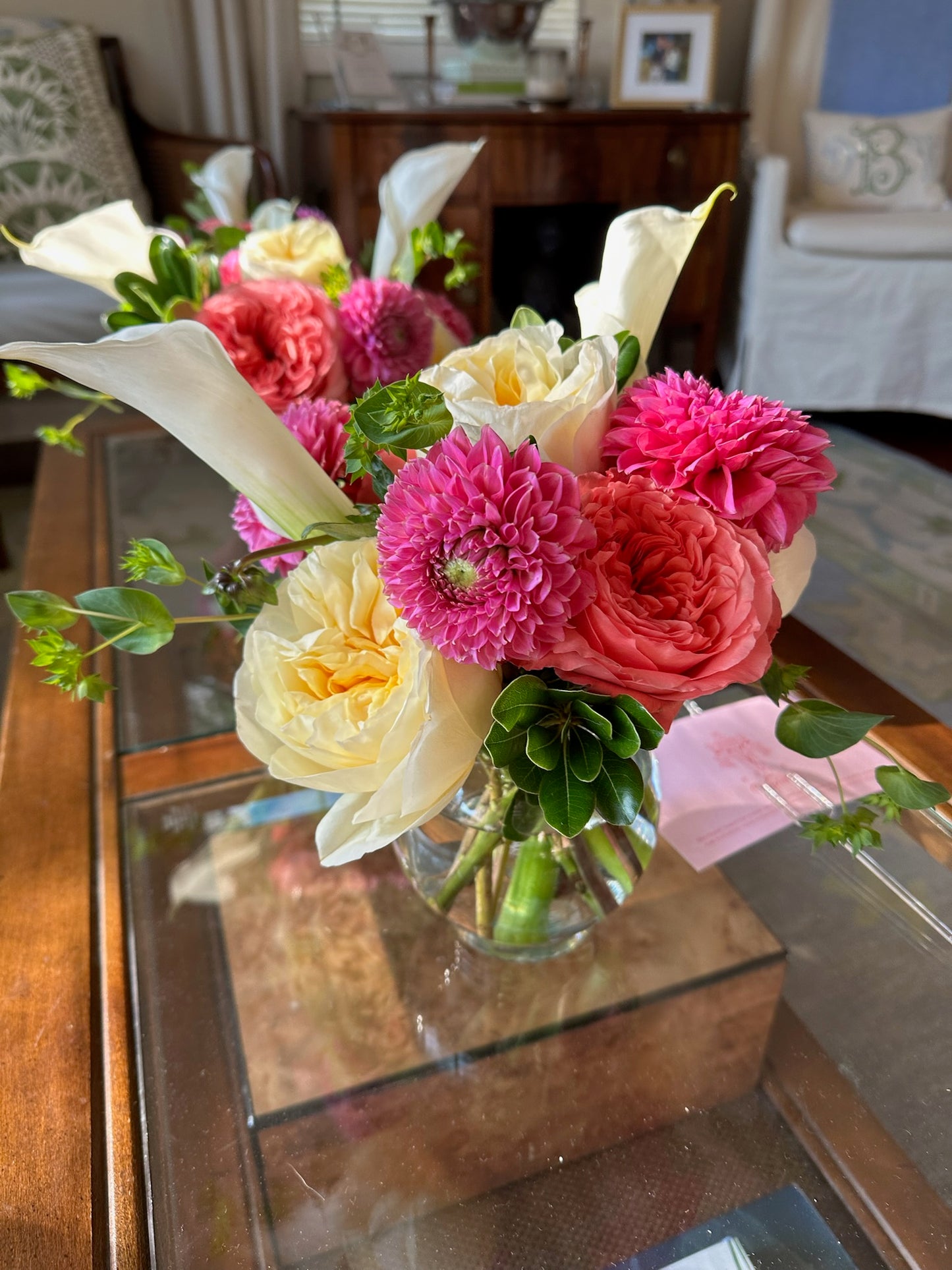 THANKSGIVING Small Clear Ruffle Arrangement