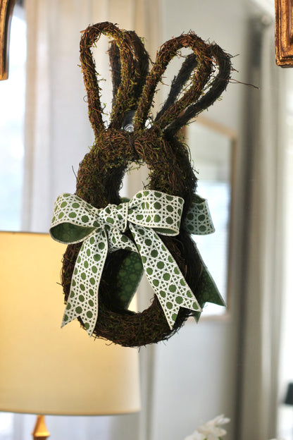 14" Airy Vine Bunny with Bow (NO FLORAL COMPONENT) Easter Pre-Order