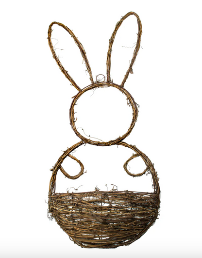 25" Bunny Basket with Flowers Easter Pre-Order