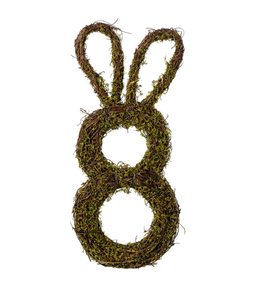 14" Airy Vine Bunny with Bow (NO FLORAL COMPONENT) Easter Pre-Order