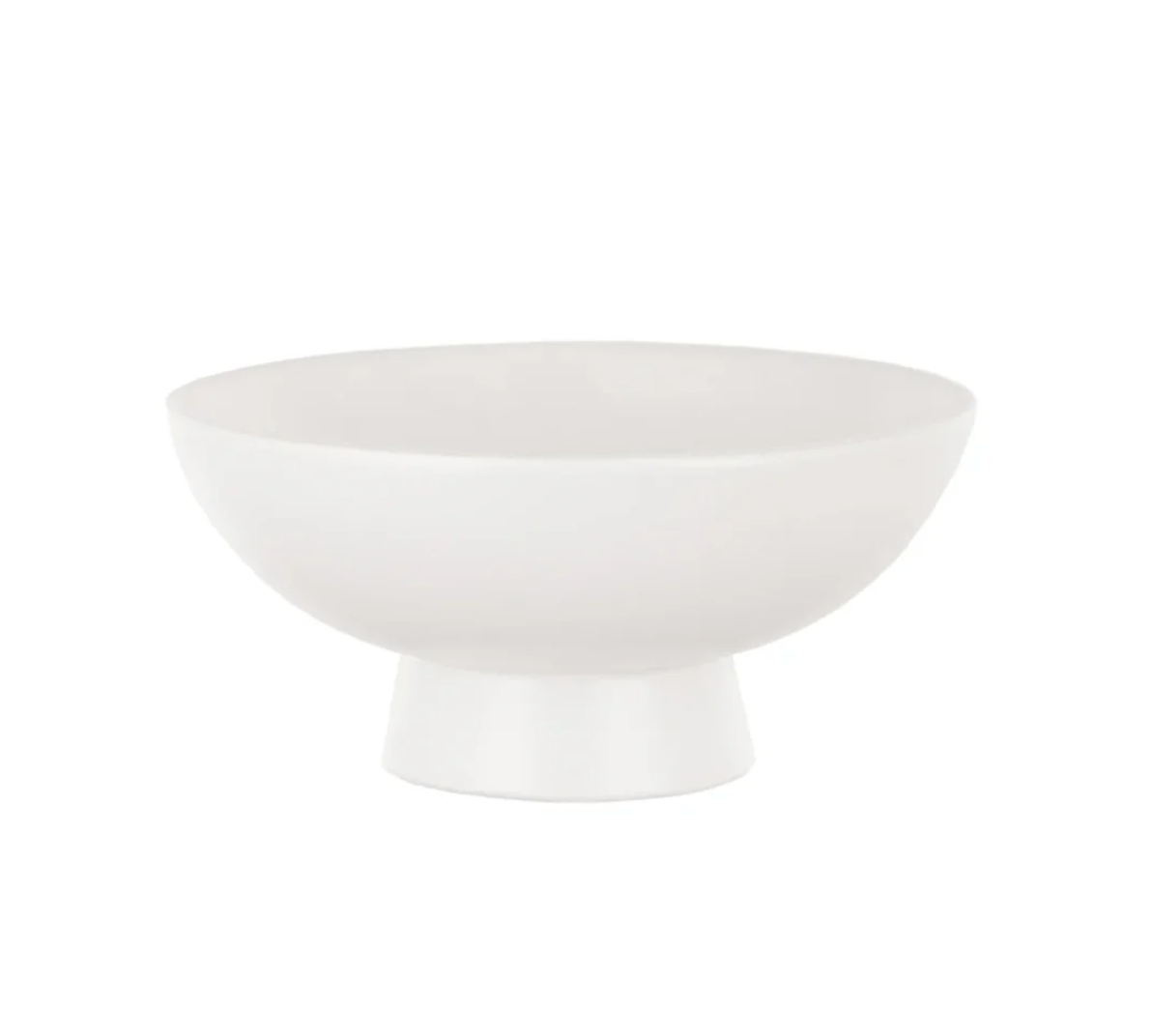 CHRISTMAS Medium White 6” Compote Arrangement