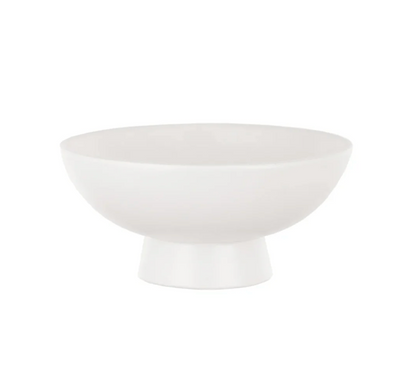 CHRISTMAS Medium White 6” Compote Arrangement