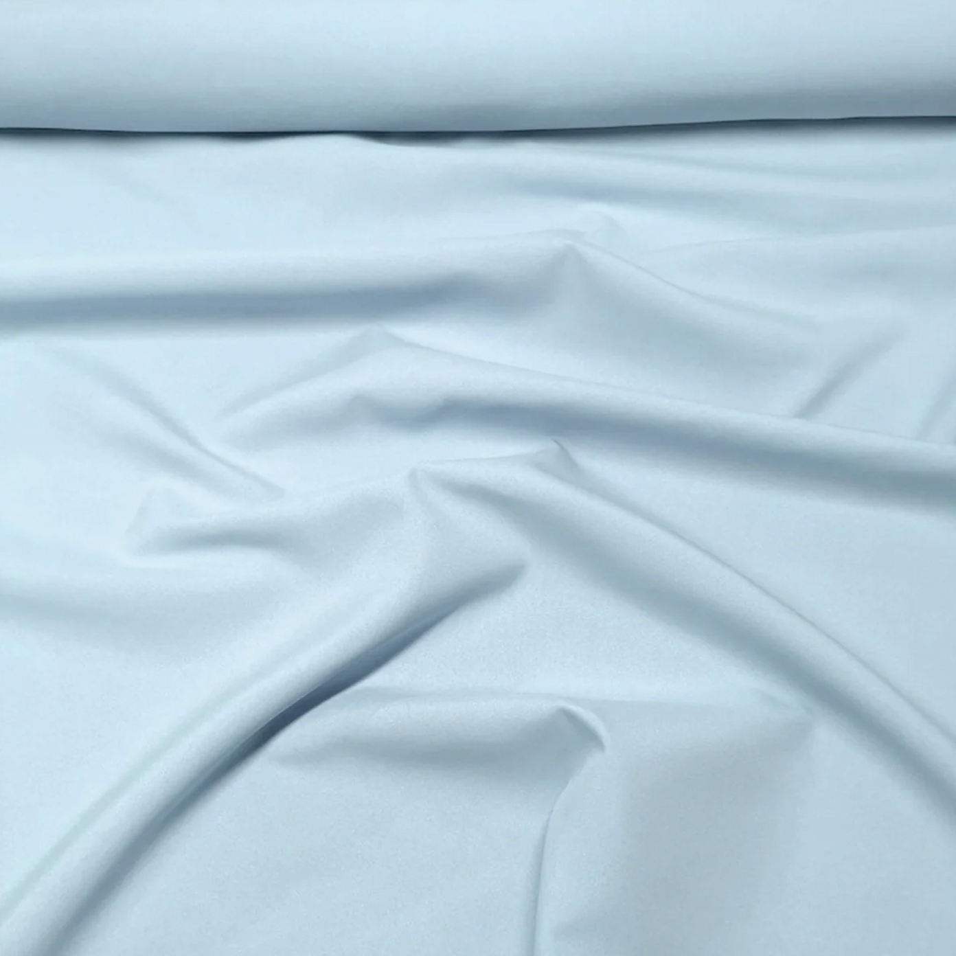 Light Blue 126" Round Tablecloth