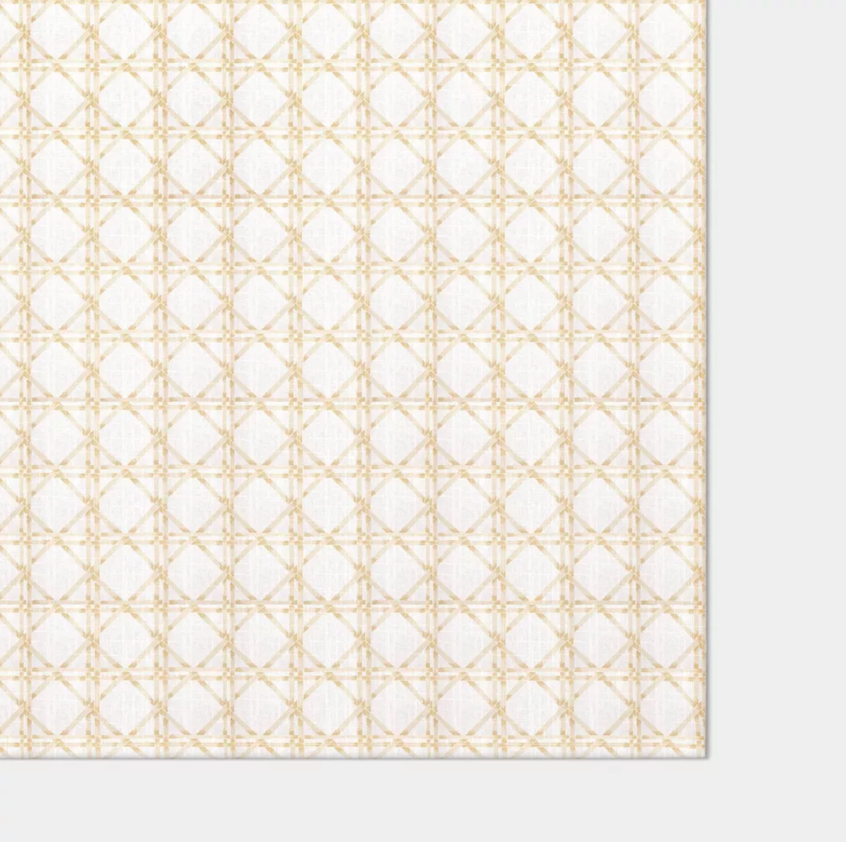 Khaki Lattice Rectangular Tablecloth