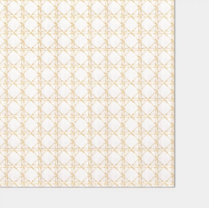 Khaki Lattice Rectangular Tablecloth