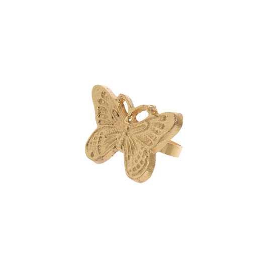 Gold Butterfly Napkin Ring
