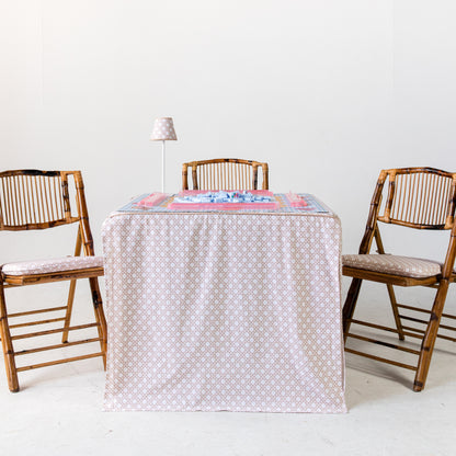 Rechargeable Table Lamp Shade: Bamboo Cane in Tan