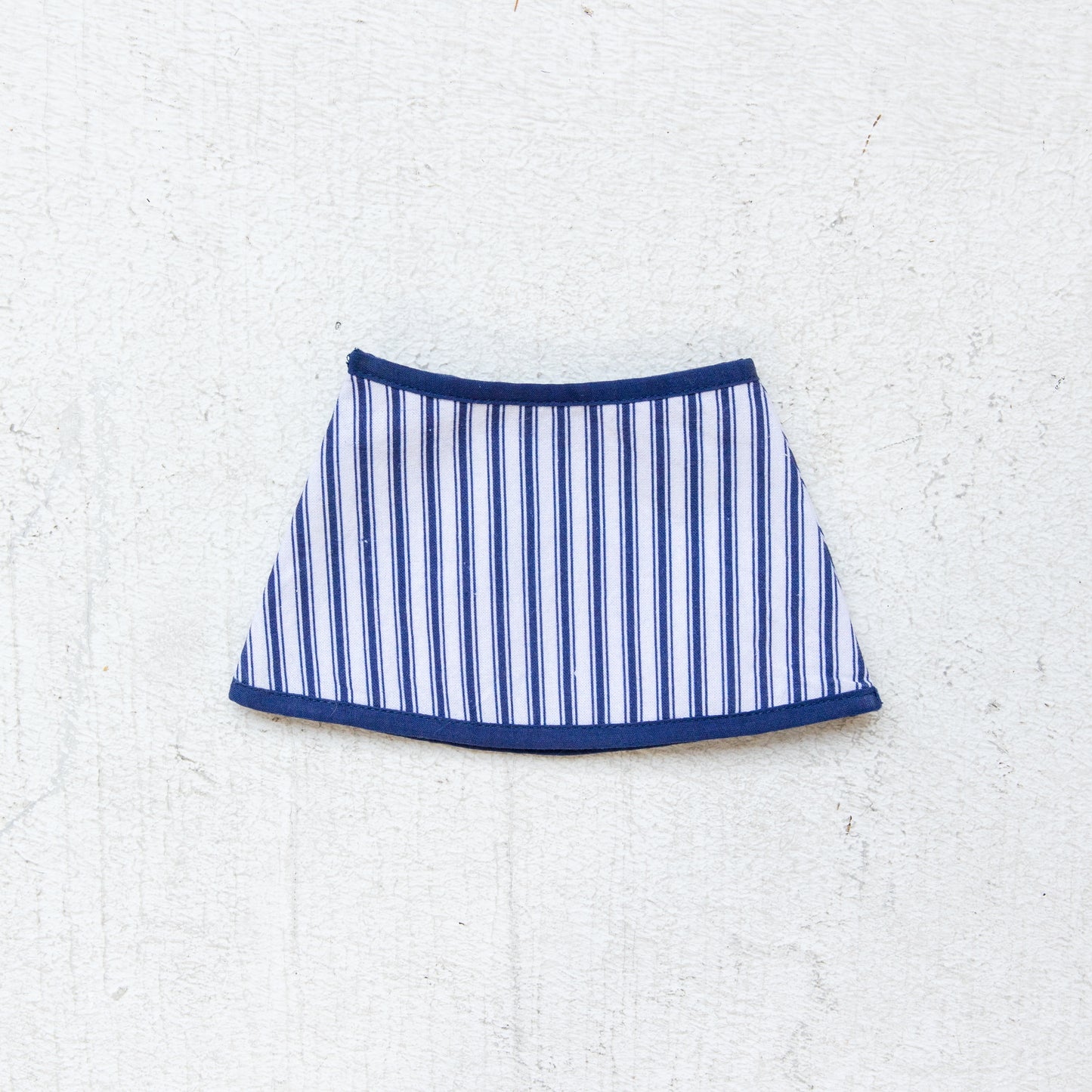 Rechargeable Table Lamp Shade: Ticking Stripe in Navy