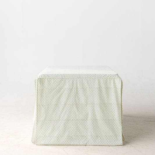 Full Length Card Tablecloth: Dottie in Green